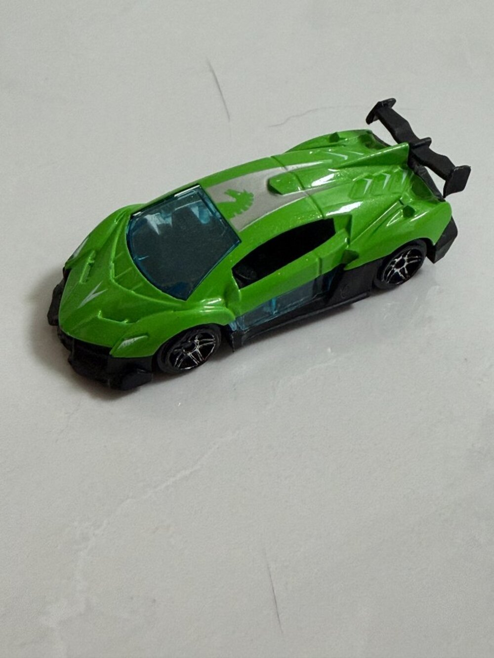 Neon Green Lamborghini-Style Hypercar Diecast